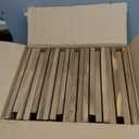 OurWarm 10Pcs Wedding Centerpieces for Tables, Foldable Centerpiece Table Decorations Center Pieces Decoration for Table, Rustic Wood Lantern Centerpieces for Tables Wedding Party Table Decor (Brown)