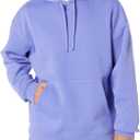 Amazon Essentials Men's Oversized-Fit Sweatshirt Hoodie ( (X-Large, Purple Blue)