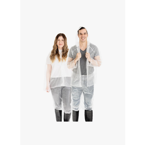 Coleman Peva Rainsuit, Clear, XL