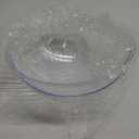 PLASTICPRO Disposable 150 Ounce Round Crystal Clear Plastic Serving Bowls for Snack or Chip ,Candy Dish, Party Salad Container Pack of 2
