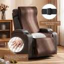 Recliner Cushion for Elderly with Headrest & Footrest Support