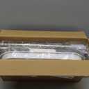 Flat Mop and Bucket Set with Heavy Duty Scrub Brush, 2 Washable Reusable Microfiber Pads, for Tile Hardwood, Wall Cleaning, Home Indoor or Outdoor Cleaning (White-Gray)