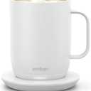Ember Temperature Control Smart Mug 2, 14 Oz, App-Controlled Heated Coffee Mug with 80 Min Battery Life and Improved Design, White