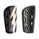 adidas unisex-adult Tiro League Shin Guards, White/Black/Silver Metallic, M