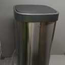 EKO EcoSmart Tall and Large Kitchen Trash Can, 80L/21.1G High Capacity, Touchless Soft Square Motion Sensor Garbage Can, Brushed Stainless Steel