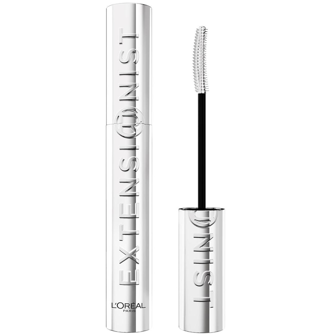 L'Oreal Paris Extensionist Mascara, Lengthening, Volumizing, and Curling Formula For a Lash Extension Eye Makeup Look, Washable Blackest Black (0.41 Fl Oz (Pack of 1))