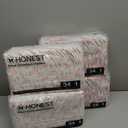 The Honest Company Comfort Dry Disposable Daytime Diapers for Sensitive Skin, Hypoallergenic, Rose Blossom + Tutu Cute, Super Club Box Size 1 (814 lbs), 136 Count