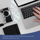 Romeda 60 Pcs 20 Gram Silica Gel Packs, Transparent Desiccant, Desiccant Packets for Storage, Moisture Packs for Spices Jewelry Shoes Boxes Electronics Storage