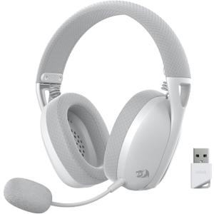 Redragon H848 BT Wireless Gaming Headset - Lightweight - 7.1 Surround Sound - 40MM Drivers - Detachable Microphone - Multi Platforms for PC, PS5/4/3, Switch, Mobile