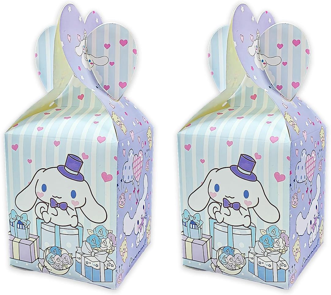 12 Pcs Hello Pink Cat Candy Box Popcorn Box Birthday Party Favor Pink Kity Snack Treat Boxes Candy Cookie Container Decorations Gifts for Kids Adults Birthday Party Favor Supplies (Candy Box)
