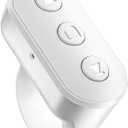 Wireless Ring Phone Zoom Remote for iPhone Android Camera Accessories, Phone Front/Rear Camera Flip Shutter, Content Creator Must Have Selfie Essentials for Tiktok YouTube Photo Video Recording