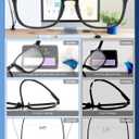 CCVOO Reading Glasses for Women/Men, Eyeglasses, Blue Light Readers for Women/Men, Computer Eye Glasses, Cheaters Magnification Strength: 1.5 x