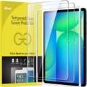 JETech Screen Protector for Samsung Galaxy Tab S10 FE Plus/S10 FE+ 2025 (13.1 Inch), with Easy Installation Frame, 9H Tempered Glass Film, HD Clear, 2-Pack