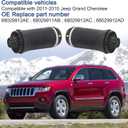 DICMIC Rear Air Spring Kit Air Suspension Spring Bag Compatible with 2011-2015 Jeep Grand Cherokee Replace# 68029912AE, 68029911AB, 68029912AC, 68029912AD