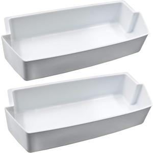 2187172 Door Shelf Bin for Whirlpool Kenmore Amana Frigidaire Fridges Roper Estate Replace WP2187172, AP6006028, 2187194K, PS11739091 AP3853103, AP3853103, PS328468, PS986890, 30462992 Pack