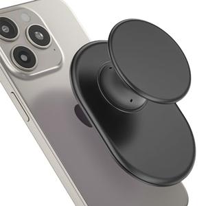 POPSOCKETS Magnetic Phone Grip Holder for Magsafe Phone Grips, Magnetic Expandable Collapsible Phone Grip Stand Holder with Kickstand for Magsafe Stand Compatible with iPhone 17 16 15 14 13 Series, Black