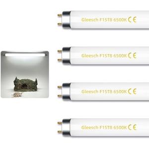 15W 18" T8 Linear Fluorescent Light Tube Bulb, 1.5 Feet F15T8 DL Medium Bi-Pin G13 Base 6500K Daylight 4 Pack