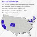Catalytic Converter Fit for Hyundai Palisade 2020-2022 3.8L V6, Santa Fe 2013-2018 3.3L V6, Santa Fe XL 2013-2019 3.3L V6, Kia Sorento 2014-2019 3.3L V6 AWD ONLY (EPA Compliant)
