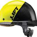 LIFT SAFETY Dax Carbon Fiber Full Brim Hard Hat | Safety/Construction Helmet w/ 6 Point Suspension for Comfort & Impact Protection