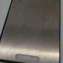 100% Pure Titanium Cutting Board | Dual-Sided Non-Toxic Surface - Dishwasher Safe - Rustproof Healthy Cutting Board for Kitchen Prep - 14x10 inch