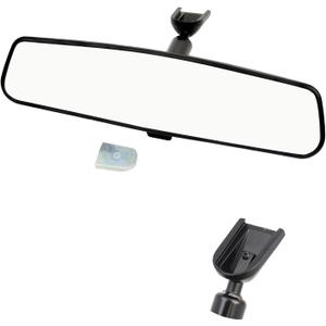 10.6'' Rear View Mirror, Compatible with Jeep Wrangler Nissan Rogue Altima Toyota Corolla Camry Tacoma Kia Optima Soul Sorento Ford F150 Focus Honda Civic Accord And More Interior Rearview Mirror