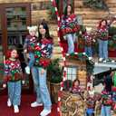 Simplee kids Ugly Christmas Sweater Family Matching Outfits for Women Men Party Sweaters Knitted Pullover (Small)