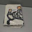 8 x Halloween Trick or Treat Garden Flag Ghost Dog 12x18 Inch Small Double Sided Burlap Welcome Yard Dachshund Skeleton Outside Decorations DF342