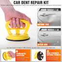 Car Dent Repair Kit (3 Pack) 110LBS Suction Cup Dent Puller for Auto Body, Remove Small to Medium Dents on Car Door, Hood, Fridge, and Glass DIY Dent Remover Tool with Strong Vacuum Seal