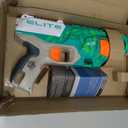 NERF Elite Disruptor Dynamic Green Dart Blaster, Rotating Drum, Slam Fire, Easter Gift for Kids, Kids Outdoor Toys for 8 Year Old Boys & Girls