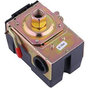 Air Compressor Pressure Switch 95-125 PSI Pump Pressure Switch 1/4" NPT Air-Pump Pressure Switch Pumptrol Single Port Air Pressure Switch
