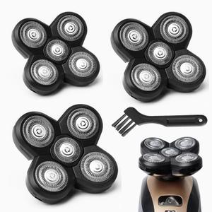 GORLENT 3-Pack Pro 5 Replacement Blade Refills for Freebirds Bald Head Shavers, Shaver Replacement Head for a Close and Smooth Shaving Experience