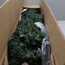 6FT Pre-Lit Hinged Christmas Tree w/ 260 Multi-Color Lights & 3-Minute Quick Shape No Fluffing Required