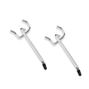 Wohegyy pegboard Hooks, Heavy Duty Peg Board Organizer Accessories,Metal Hooks for pegboard,peg Board Hooks for Hanging for 1/4" Pegboard Hanging Tools Garage (2I 60Pack)