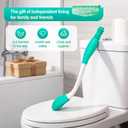 Fanwer Toilet Aids for Wiping,Long Reach Comfort Bottom Buddy Extends Your Reach Over 15",Butt Wiper for Disabled,Elderly