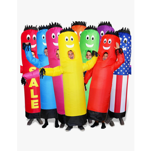 LookOurWay Inflatable Tube Man Costume - Wacky Wavy Arm Guy Funny Inflatable Halloween Costume for Adults