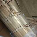 HIAPES Bamboo Blinds for Interior Window, Bamboo Shades for Indoor Windows, Custom Size, Easy Install Roller Shades for Indoor Window and Outdoor Patio, 31"W x 64"H