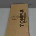 TONIFUL 4 Set Black Gold Balloon Centerpieces for Table,Balloon Stand Kit for Black Gold Party Decor 40th 50th 60th 70th Birthday Decorations Anniversary Graduation Decorations 2026 New Year Eve