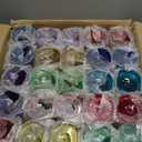 Hoolerry 30 Pcs Acrylic Skinny Tumblers, 16 oz Double Wall PS Tumblers with Lids and Straws, Bulk for Drink Party Birthday Gifts, Multicolor