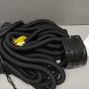 Flexi Hose PLUS with 8 Function Nozzle Expandable Garden Hose, Lightweight & No-Kink Flexible Garden Hose, 3/4 inch Solid Brass Fittings and Double Latex Core, 100 ft Black