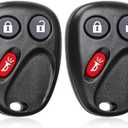 3-Button Key Fob Replacement: Keyless Entry Remote Control for 2003-2006 Chevy Avalanche Equinox Silverado Suburban Tahoe, GMC Sierra Pontiac Torrent, Saturn Vue Cadillac Escaladex, LHJ011, 315Mhz