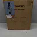 21'' Set of 2 Farmhouse Ceramic Table Lamps for Living Room Bedroom, Nightstand Rustic Brown Desk Lamp for Bedside End Table Entryway, 2 LED Bulbs Included