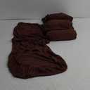 tretch Chair Covers Set of 6 for Dining Room, 6 Pack Washable Kitchen Chair Protector for Party Wedding, Burgundy