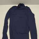 Ambiance  Essentials Women's Long-Sleeve Turtleneck Dark Blue S