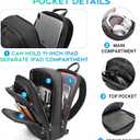 BANGE Sling Bag, Waterproof Shoulder bags with Pad Compartment, Crossbody Backpack for Men