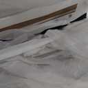 Modern LED 6 Drawer Dresser for Bedroom, White Large Chest of Drawers with Hidden Handles, Long Double Wooden Dresser Closet for Living Room, Entryway, Hallway - White (15.9"D x 47.2"W x 29.7"H (6 Drawers))