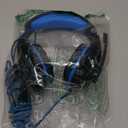 BENGOO G9000 Stereo Gaming Headset for PS4 PC Xbox One PS5 Controller, Noise Cancelling Over Ear Headphones with Mic, LED Light, 7.1 Surround Sound, Soft Memory Earmuffs for Nintendo Xbox Series X|S (Blue)