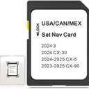 CX-5 Latest Navigation SD Card Map Update, KMV666EZ1B Navigation Accessories for CX-90 2023-2025, CX-30/3 2024 USA/CAN/MEX Maps