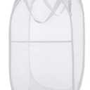 Dirty laundry basket foldable basket for clothes baskets and mesh laundry baskets