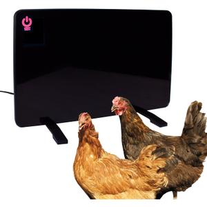 Cozy Products Cozy Coop, Chicken Coop Heater, Flat-Panel Radiant Heater with Thermal Protector, Energy-Efficient, Easy to Install, Ideal for Small Animals, 200 Watts, Black