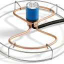 Farm Innovators 1500 Watt Cast Aluminum Submergible Water Tank Heater Deicer with Self Regulating Thermostat for Farm and Home, Silver